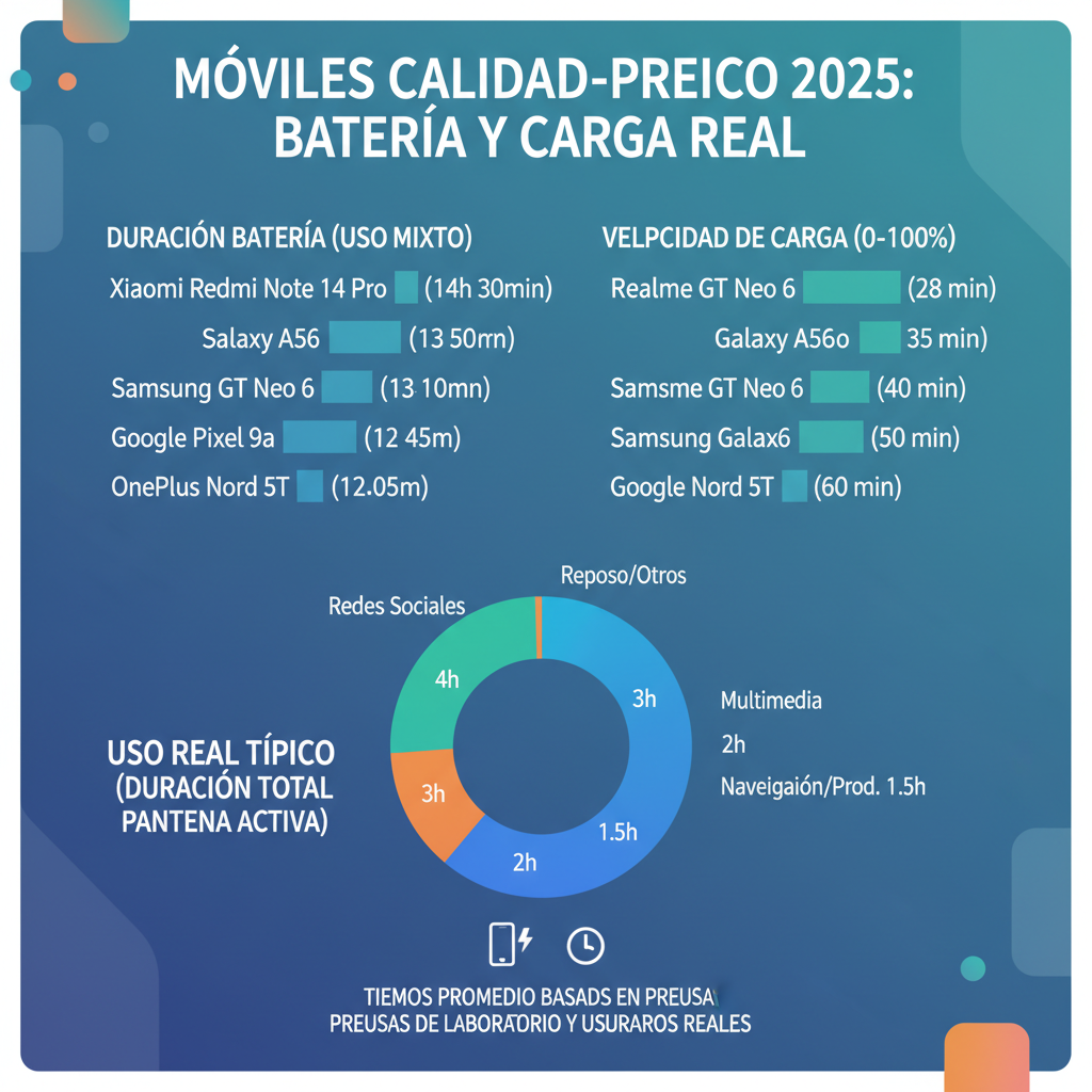 Mejores Móviles Calidad-Precio 2025: Guía Definitiva