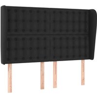 Cabecero con Orejas de Cuero Sintético 147x23x118/128 cm