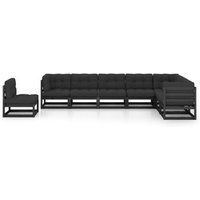 Set de Muebles de Jardín 8 Piezas con Cojines