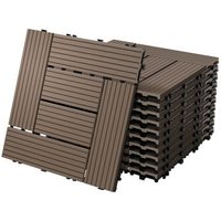 Baldosas WPC para Exteriores Ecd Germany 55 Piezas