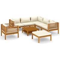 Muebles de Jardín Vidaxl 8 Piezas