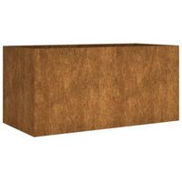 Maceta Vidaxl Acero Corten 80x40x40 Cm