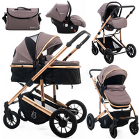Bebelissimo Carrito de Bebé 3 en 1 I-Size 0-22kg