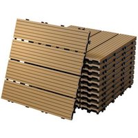 Baldosas WPC para Patio Ecd Germany 30x30 Cm (44 Piezas)