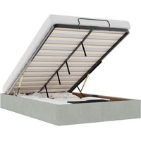 Estructura de cama Otomana sin colchón terciopelo Vidaxl