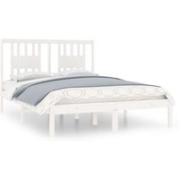 Estructura de Cama Doble "Vidaxl" Madera Maciza