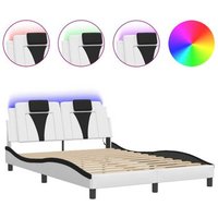Estructura de Cama con Luces LED 140x190 cm
