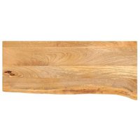 Tablero de Mesa Borde Natural Madera Maciza Mango 90x30x3.8cm