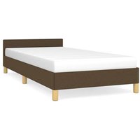 Estructura de Cama con Cabecero de Tela 80x200 cm