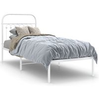Estructura de Cama de Metal con Cabecero 80x200 cm Estructura de Cama de Metal con Cabecero 80x200 cm