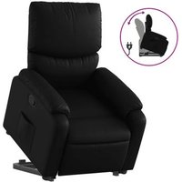 Sillón Reclinable Elevable de Cuero Artificial Sillón Reclinable Elevable de Cuero Artificial