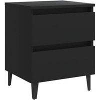 Mesita de Noche de Madera Contrachapada 40x35x50 cm - Vidaxl
