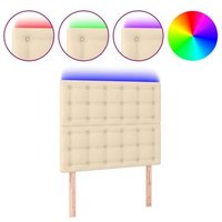 Cabecero de Cama Tapizado con Luces LED Cabecero de Cama Tapizado con Luces LED