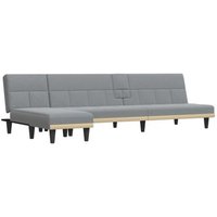 Sofá Cama Modular Vidaxl Gris Claro 255x140x70 Cm