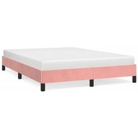 Estructura de cama sin colchón terciopelo 140x190 cm Vidaxl
