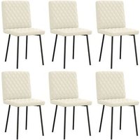 Sillas de Comedor de Terciopelo Vidaxl (6 Unidades)