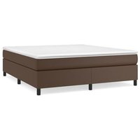 Estructura de Cama Sin Colchón Cuero Sintético 160x200cm Vidaxl