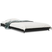 Estructura de Cama Vidaxl Ingeniería y Metal 100x200 cm