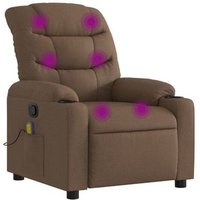 Sillón Reclinable Con Masaje de Tela