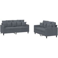 Sofá de 2 piezas con cojines de terciopelo Sofá de 2 piezas con cojines de terciopelo