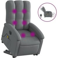 Sillón de Masaje Eléctrico Reclinable Elevable con Tela