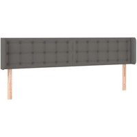 Cabecero de Cuero Sintético 183x16x78/88 cm