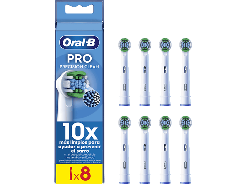 Cabezales de recambio Oral-B Pro Precision Clean Pack 8 unidades
