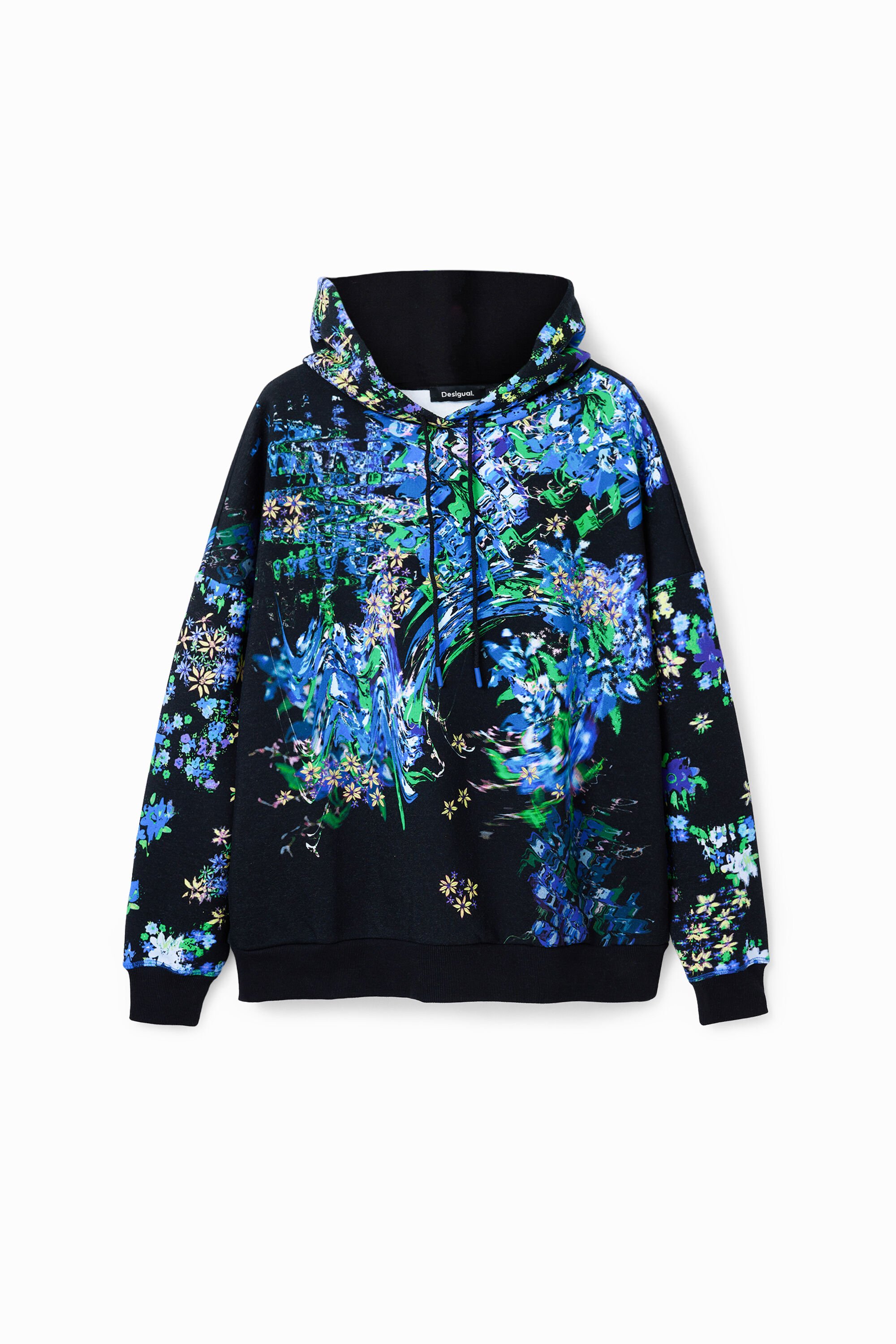 Sudadera Desigual Flores Hombre