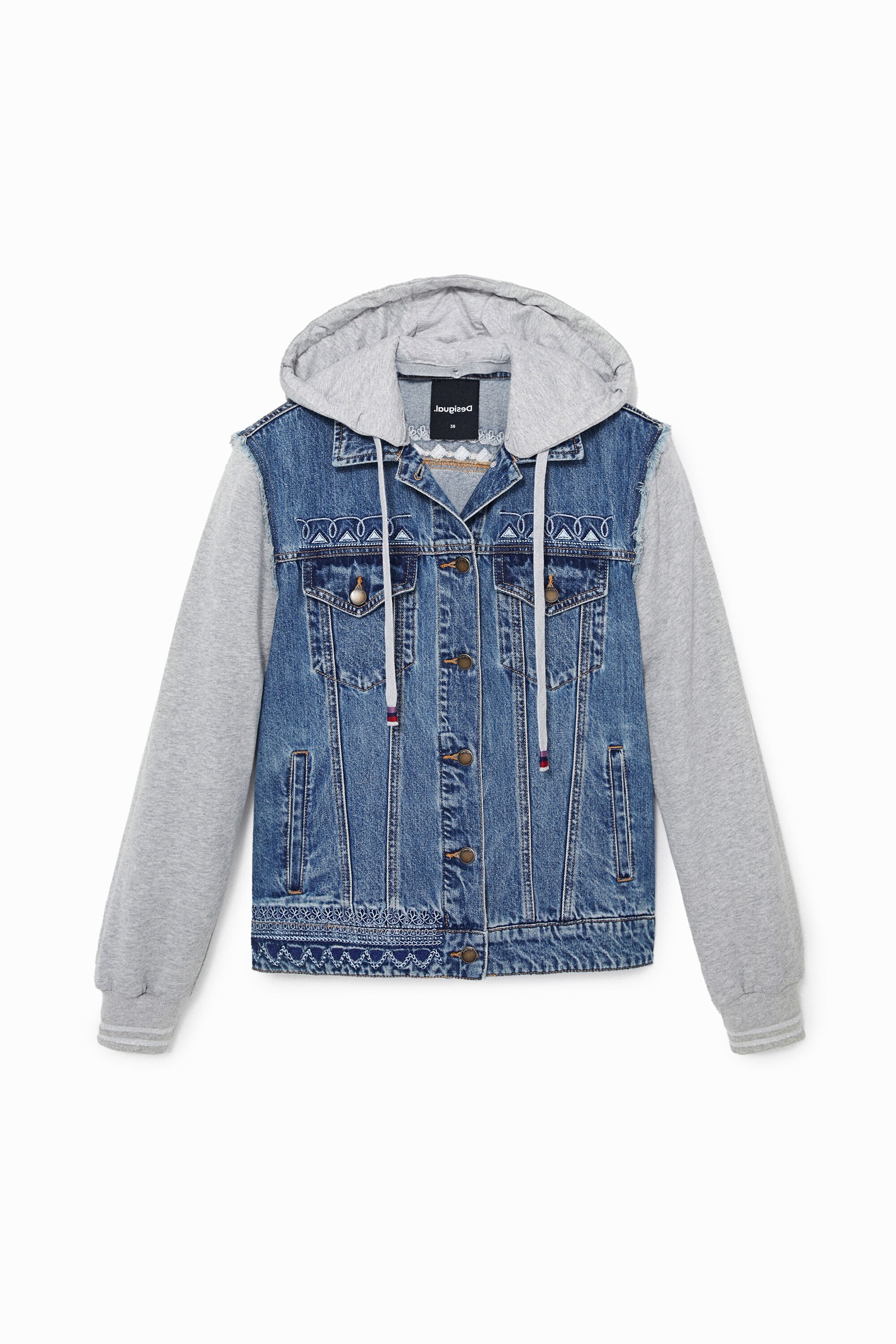 Chaqueta Híbrida Desigual Aves del Paraíso