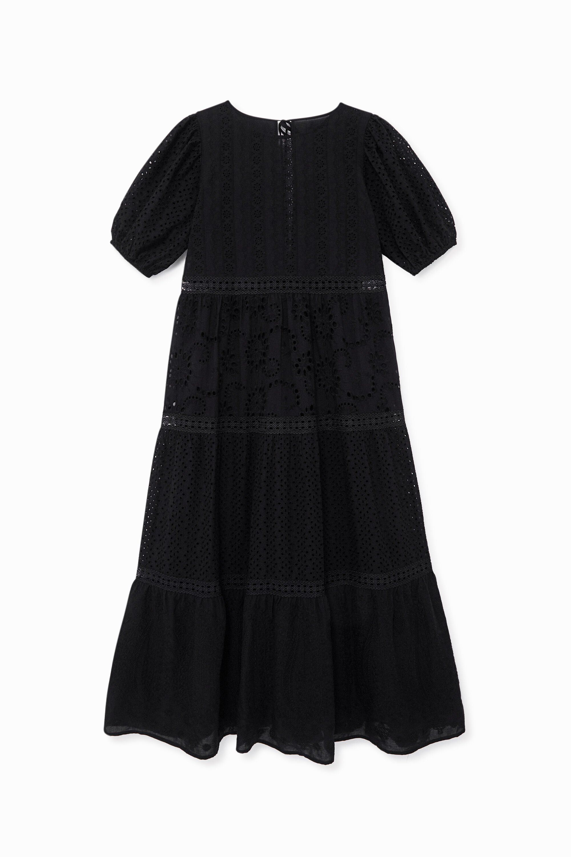 Vestido Boho Bordado Desigual