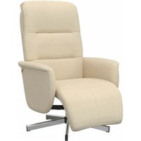 Sillón Reclinable con Reposapiés de Tela