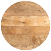 Tablero de Mesa Redondo de Madera Maciza de Mango