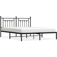 Cama Matrimonial 160x200 cm Estructura con Cabecero Metal