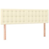 Cabeceros 2 Unidades Cuero Sintético 72x5x78/88 Cm Vidaxl