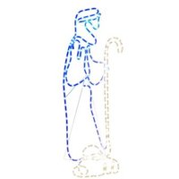 Figuras Navideñas Pastor y Cordero con 168 LED
