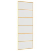 Puerta Corredera de Aluminio Vidriada 76x205cm