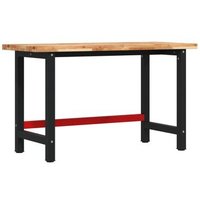 Banco de Trabajo de Madera Maciza Acacia Rectangular 140x60x83 cm
