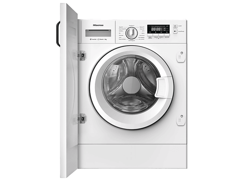 Lavadora integrable Hisense WF3M841BWIES 8kg