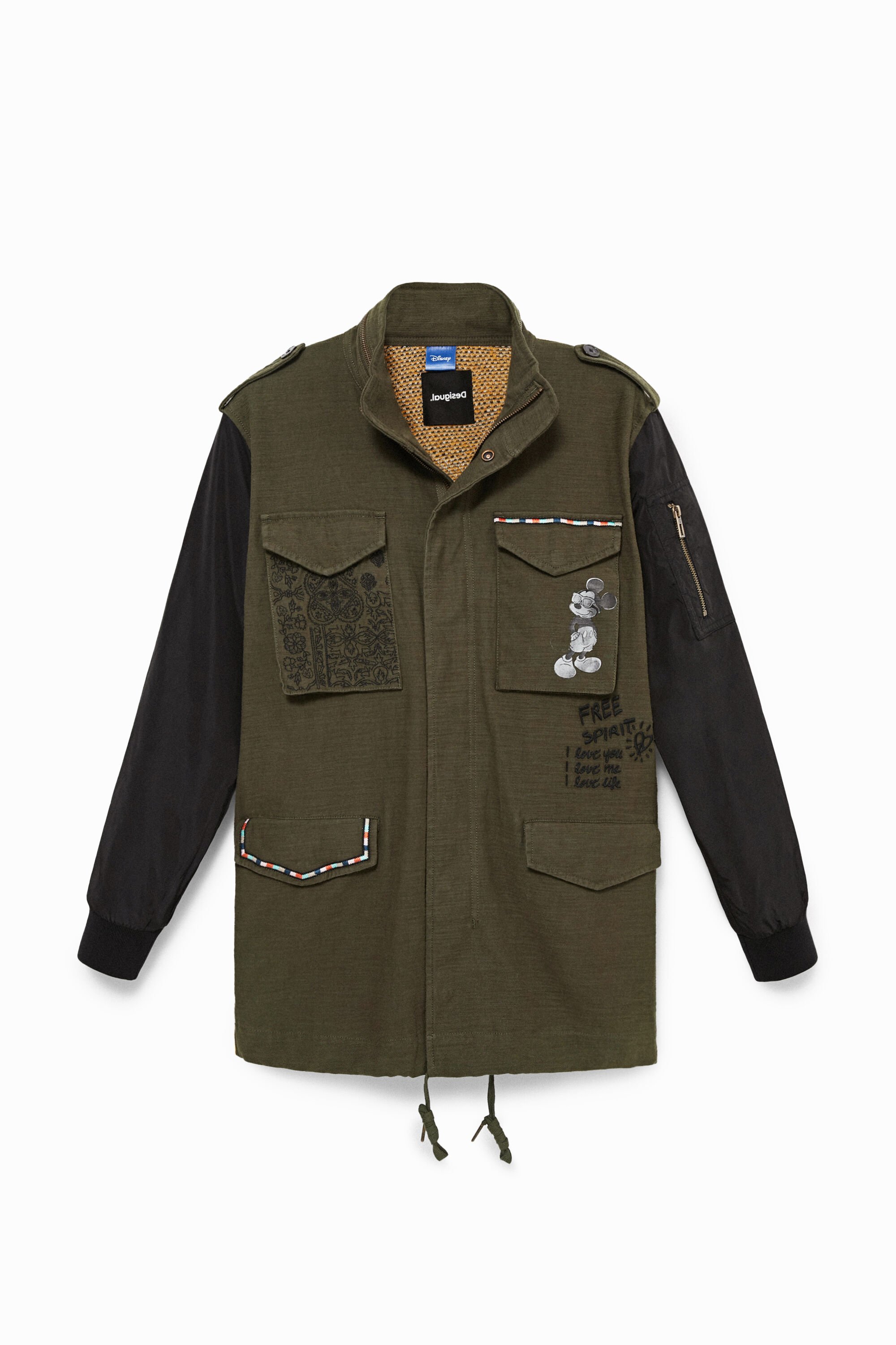 Desigual Parka Híbrida Mickey Mouse Hombre