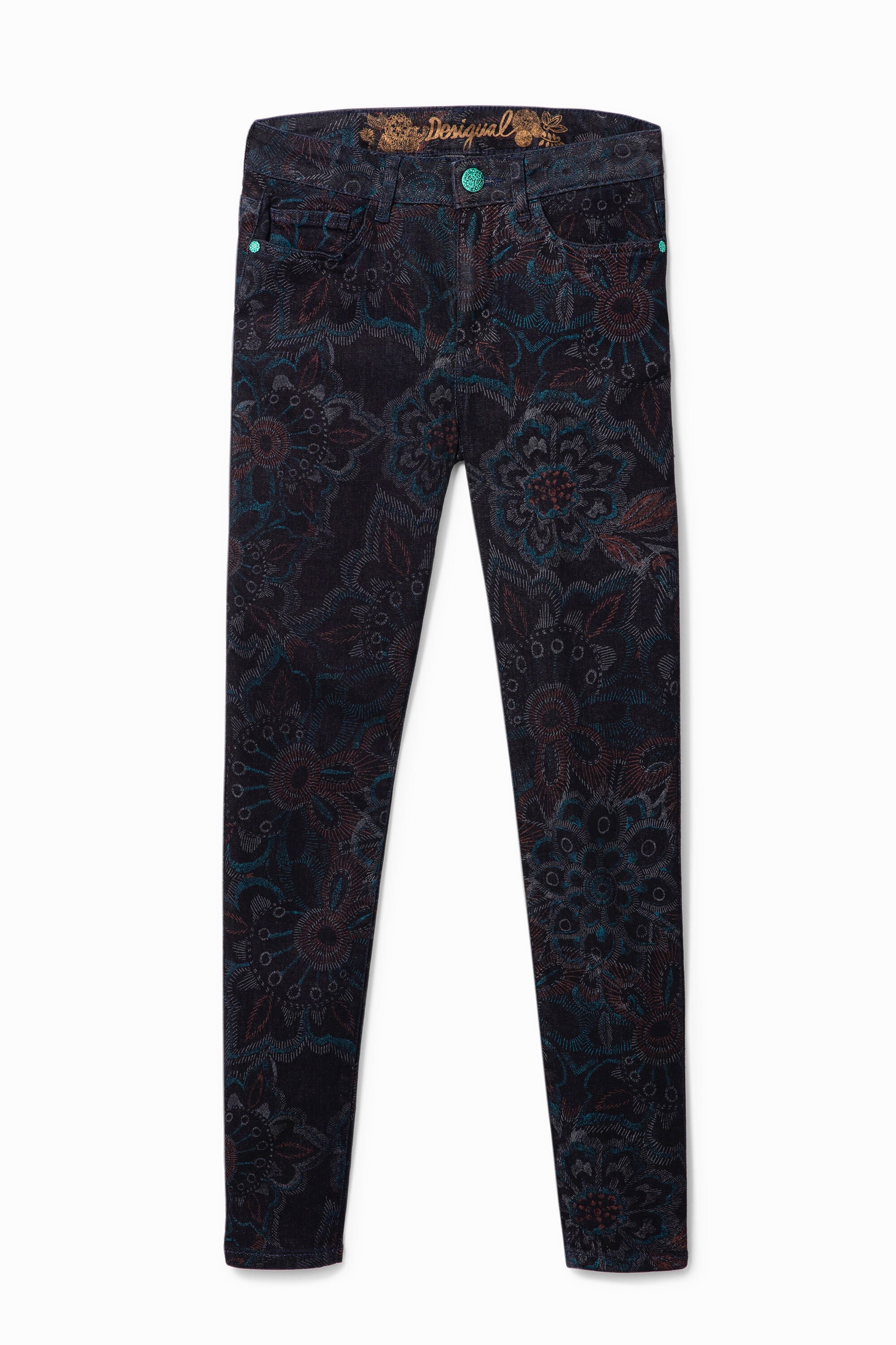 Pantalón Vaquero skinny floral Desigual para Hombre