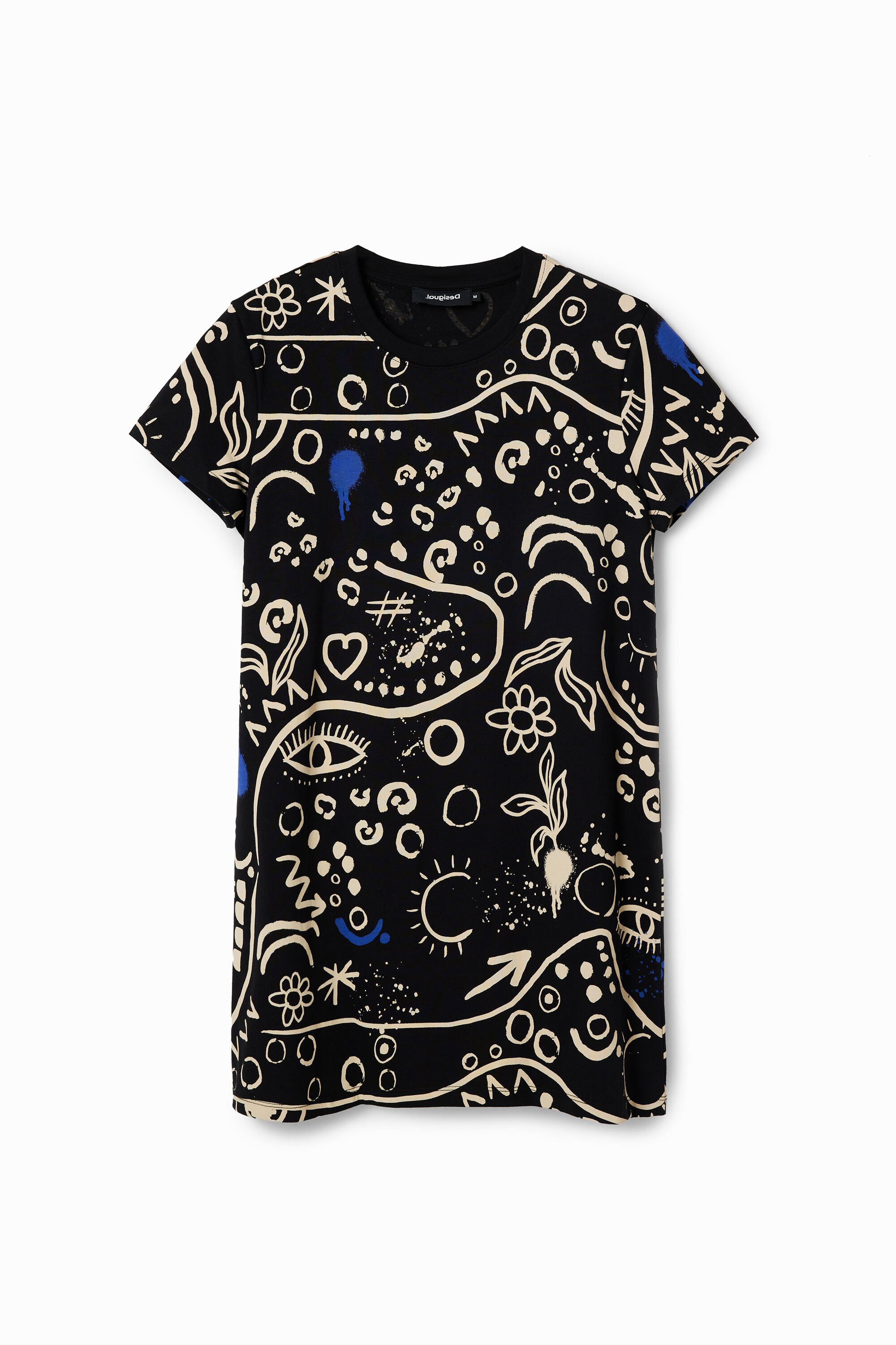 Vestido corto Desigual símbolos fehombre