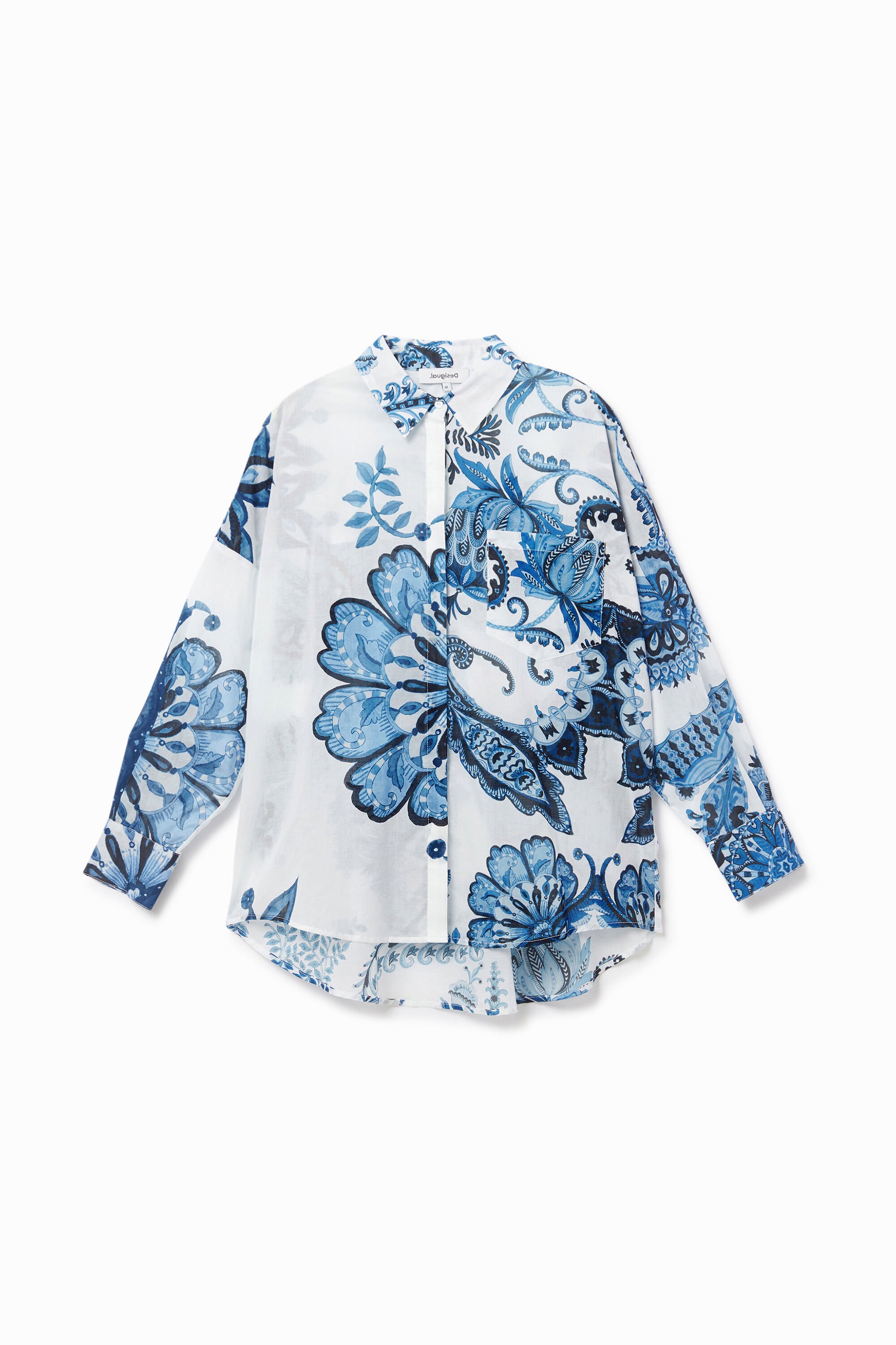 Camisa oversize paisley Desigual