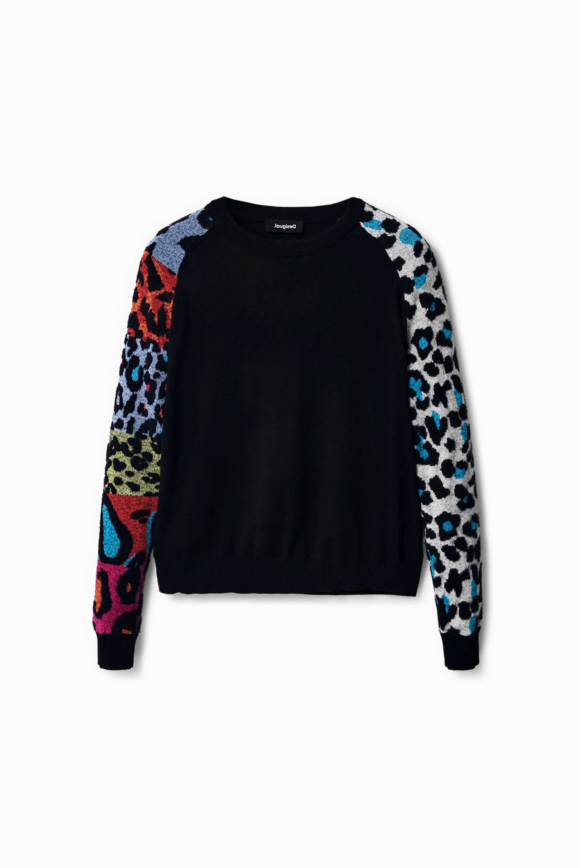 Jersey con estampado animal print de Desigual para mujer