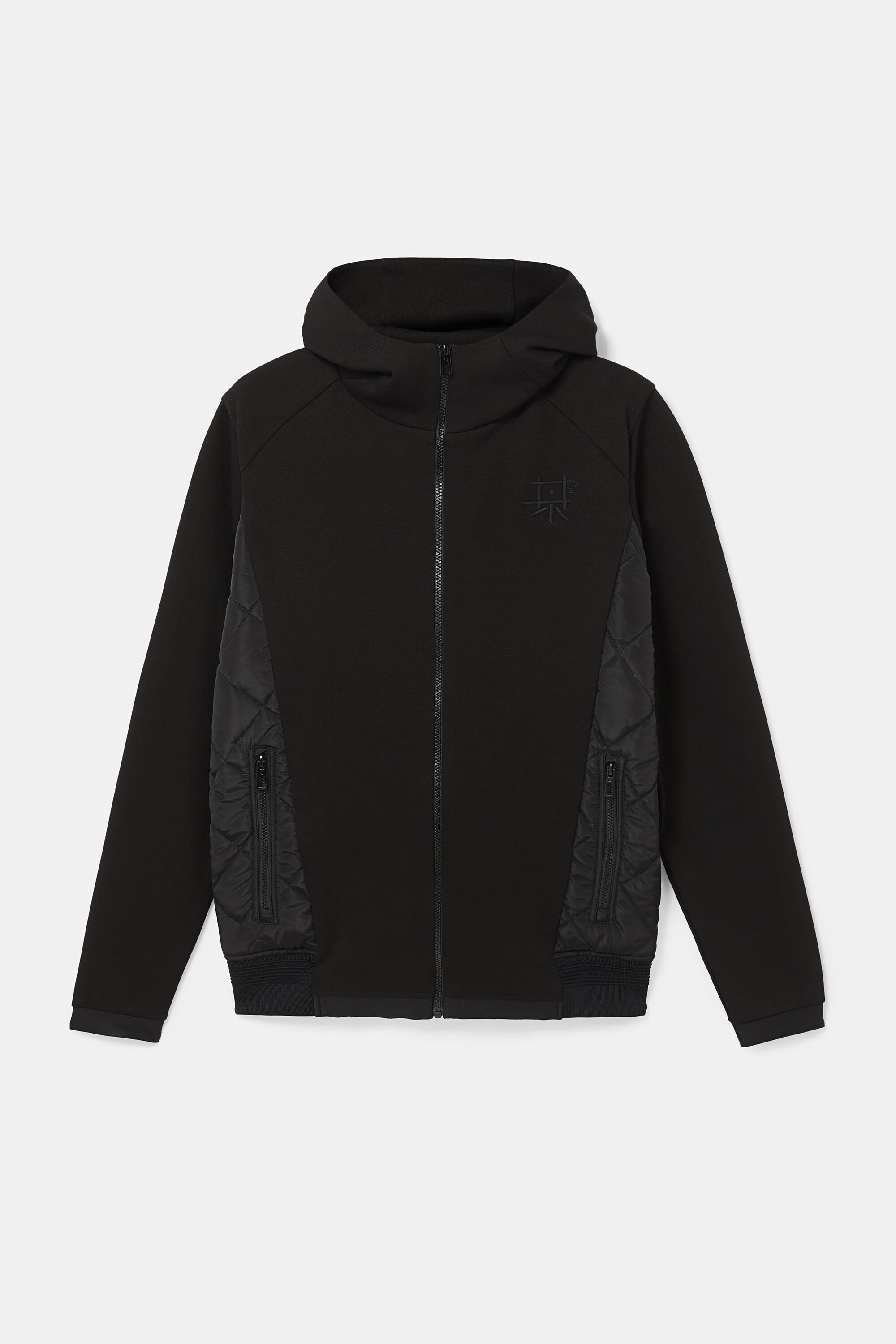 Chaqueta híbrida con capucha para hombre Desigual