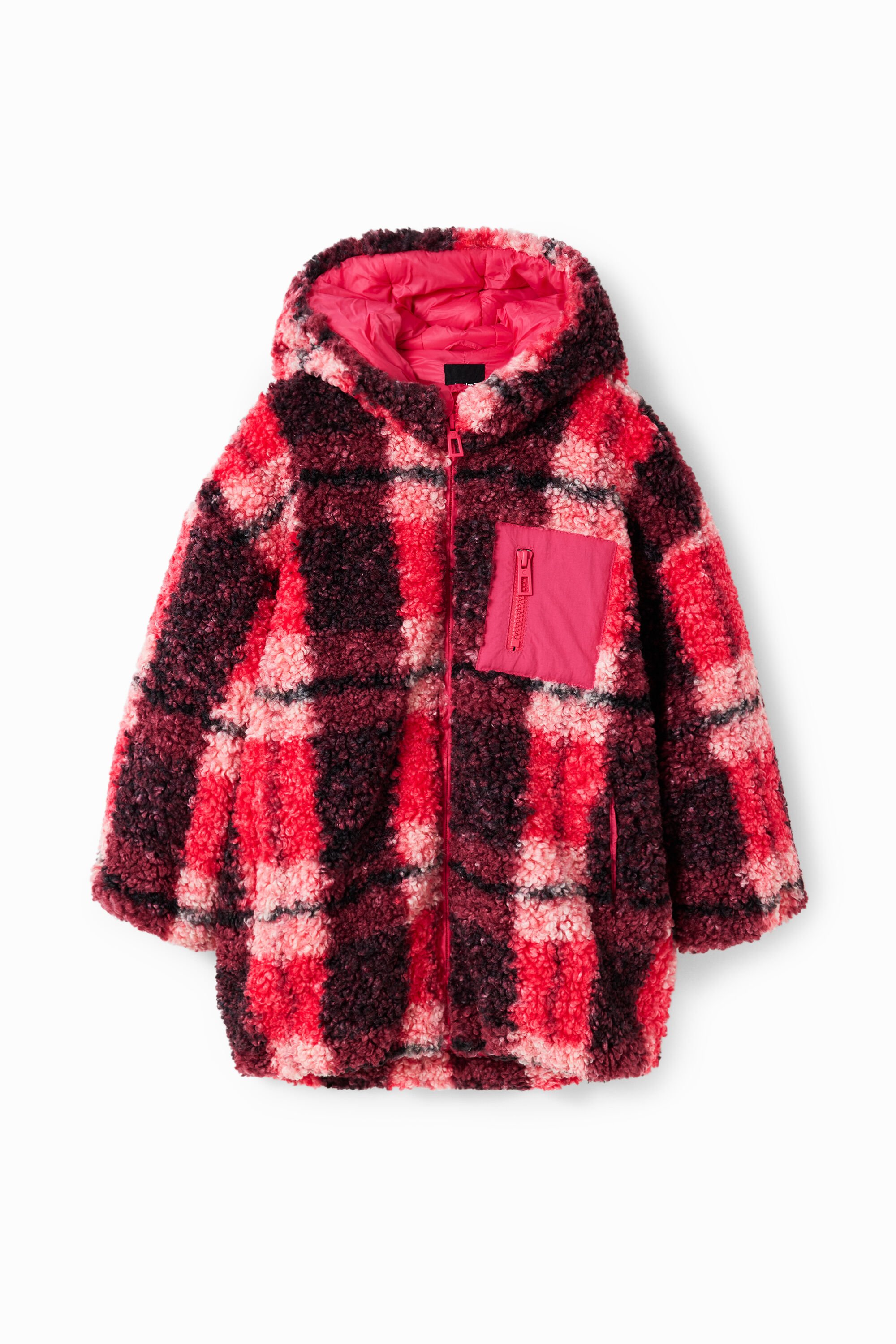 Chaqueta Desigual Borreguillo Cuadros
