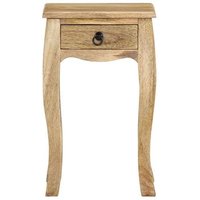Mesita de Noche de Madera Maciza de Mango Mesita de Noche de Madera Maciza de Mango