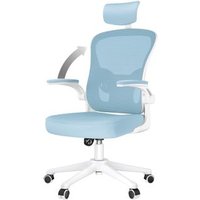 Silla de Oficina con Reposacabezas Ajustable Rattantree