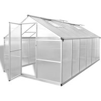 Invernadero de Aluminio Vidaxl 9,025 m²