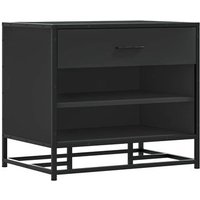 Banco Zapatero Vidaxl Madera de Ingeniería y Metal