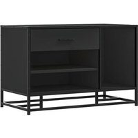 Banco Zapatero Vidaxl Madera y Metal 80x40x53,5 Cm